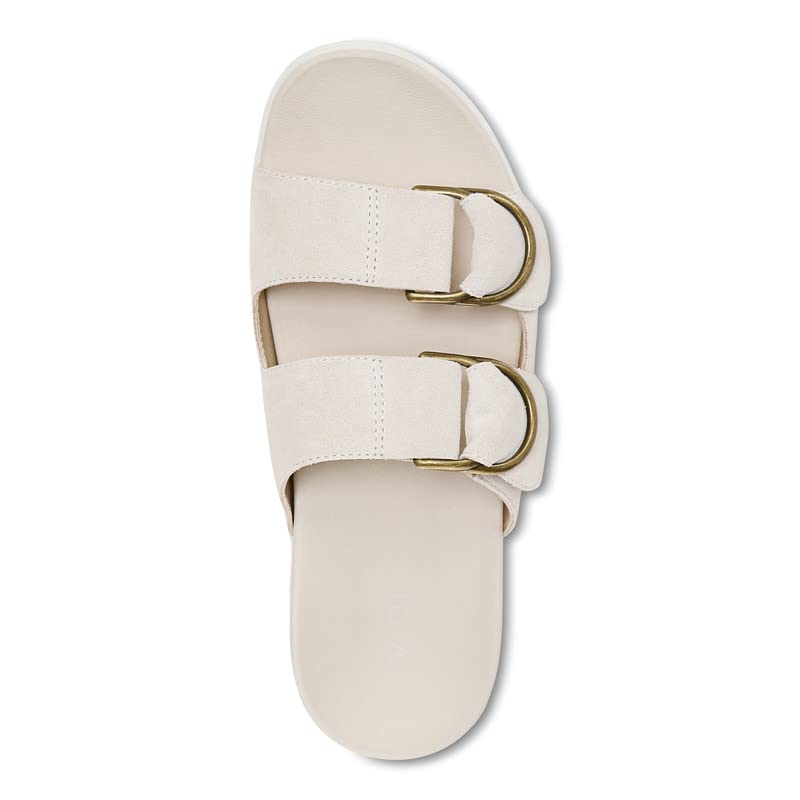 Vionic Women's Mirage Corlee Casual Slip-On Slide Sandals with Orthotic Arch Support - Comfortable Supportive Ladies Sandals for Walking, Travel & Everyday Wear