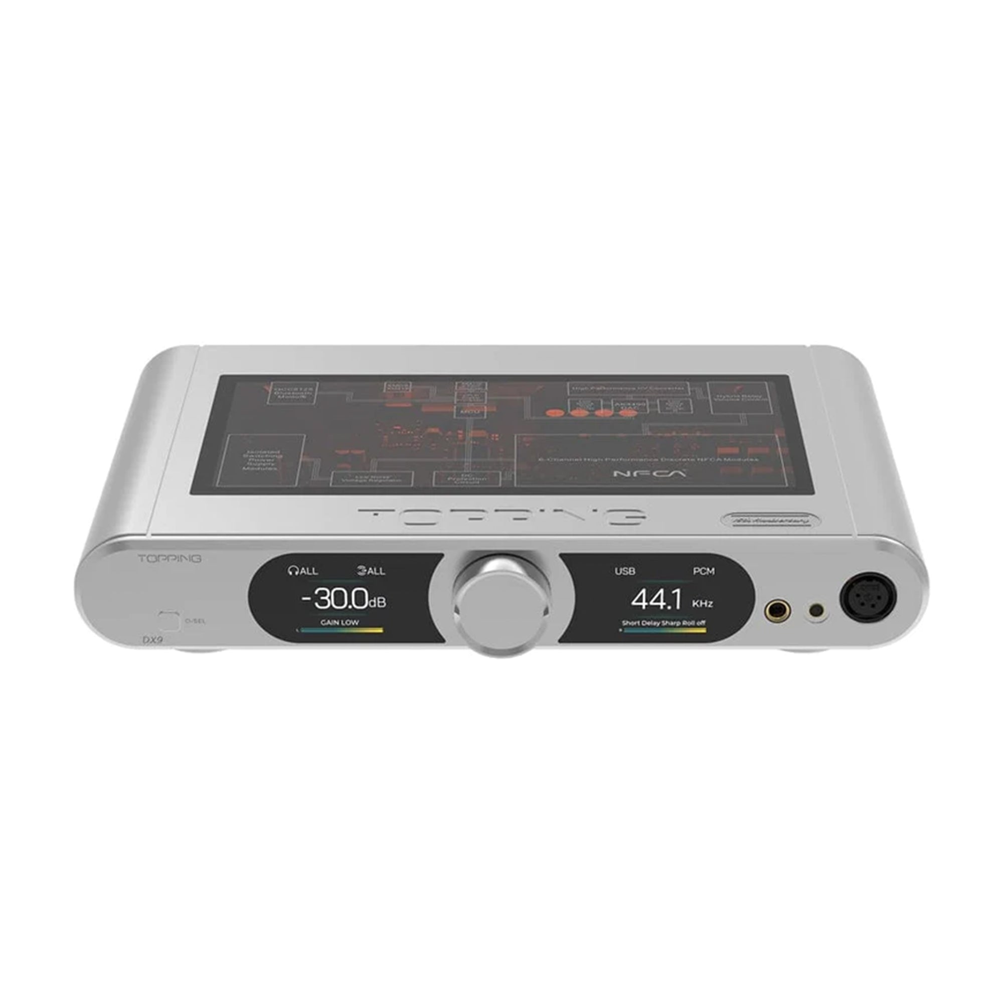 TOPPING DX9 Pro DAC & Headphone Amplifier - High Resolution Audio Converter with Bluetooth 5.0, MQA Support for Home Studio, Audiophile Listening & Gaming Setup
