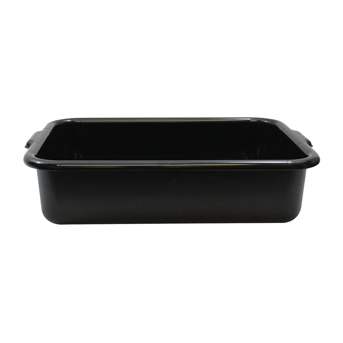 TableCraft Black Bus Bin - 5 Deep Heavy Duty Commercial Dishwashing Container for Restaurants, Kitchens & Catering Services