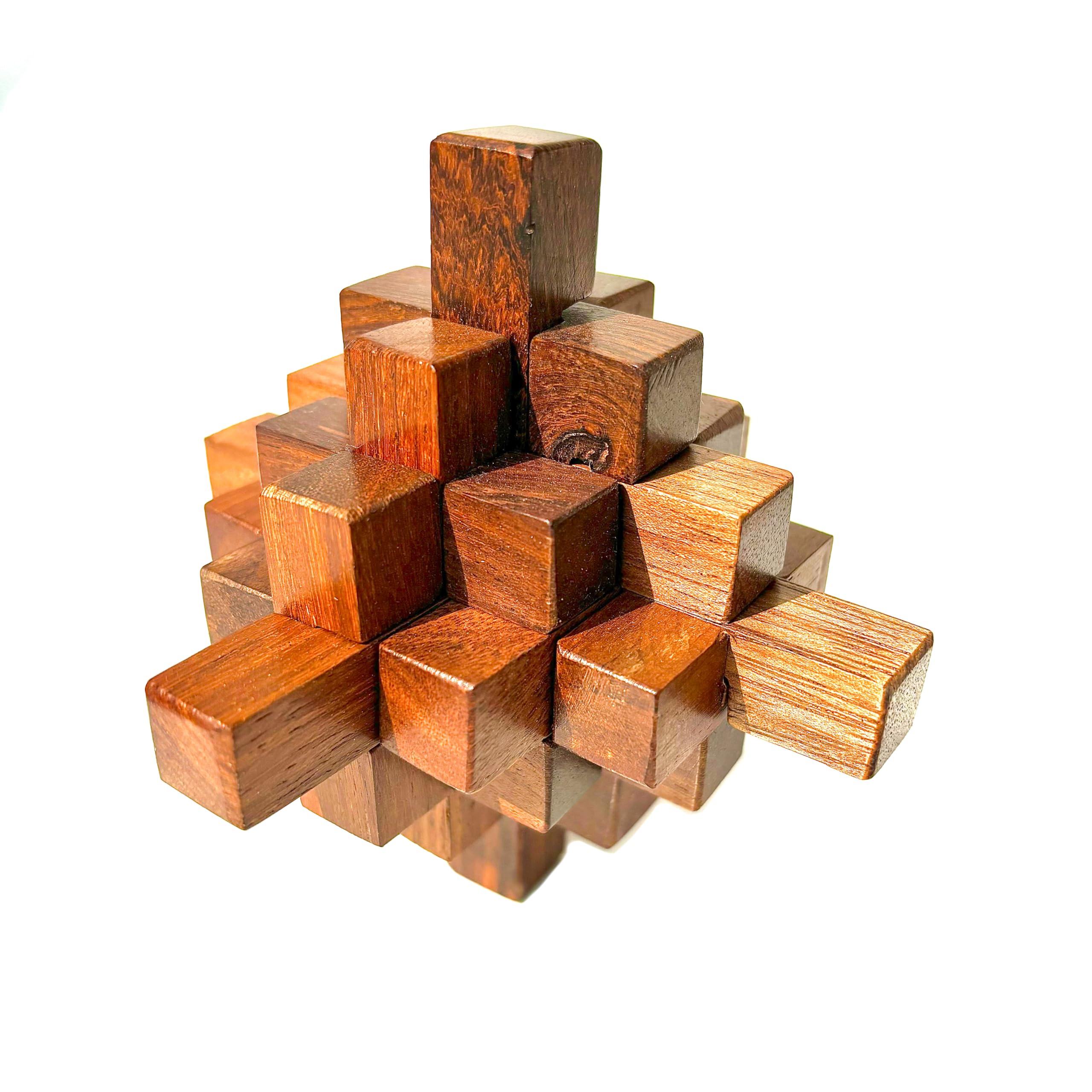 Handmade Wooden Crystal Puzzle for Kids - Safe, Eco-Friendly Toys for Learning & Play
