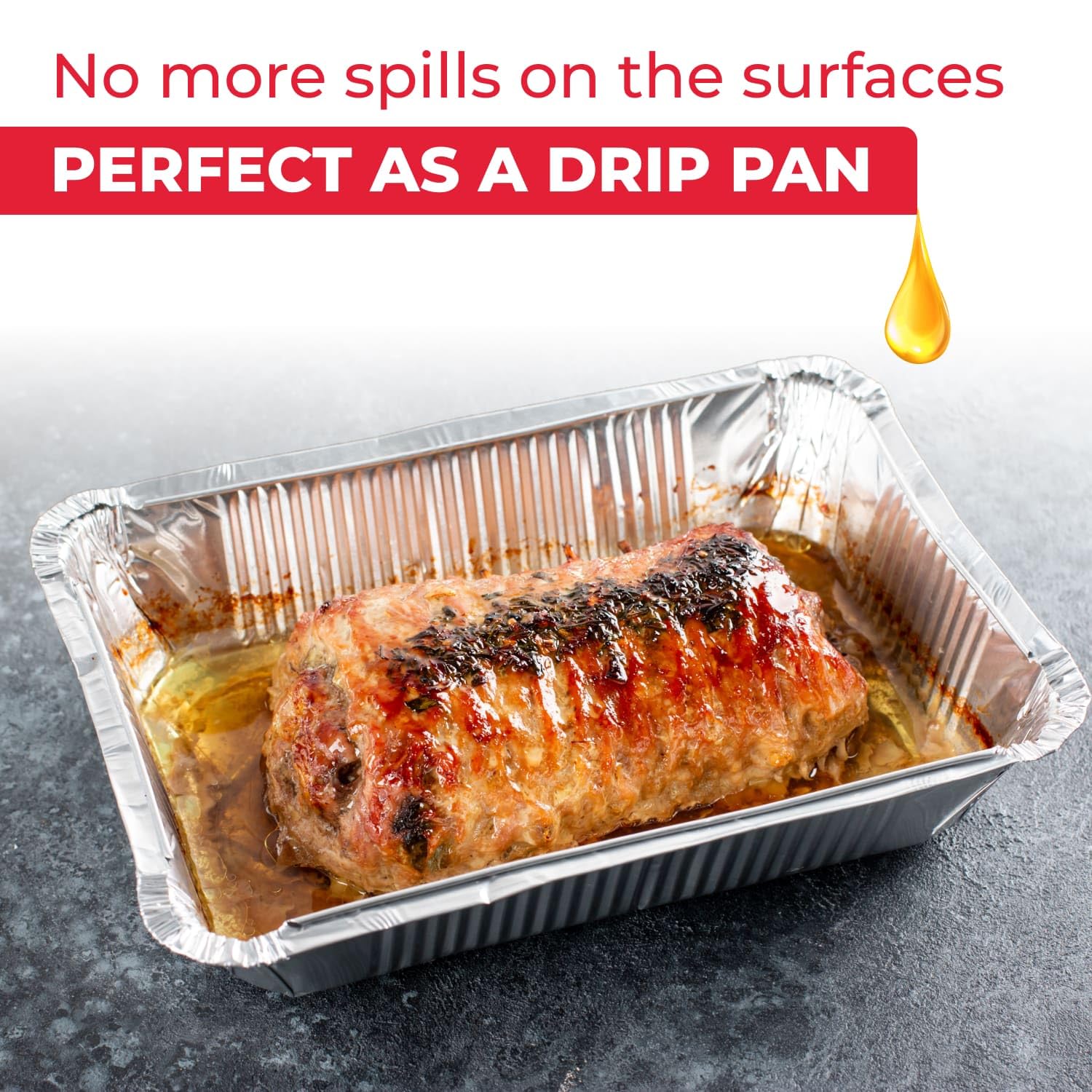 IDL Packaging Aluminum Foil Pans with Lids - 15pc Disposable Chafing Dish Set (5 Full Size & 10 Half Size Steam Table Pans) - Catering, Buffet, Party & BBQ Cookware - Perfect for Food Service, Events, Restaurants & Outdoor Cooking