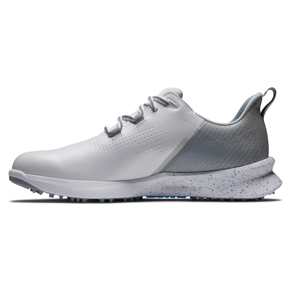 FootJoy Men's Fj Fuel Spiked Golf Shoes - Lightweight & Waterproof for Comfort & Performance on the Course | Perfect for Walking 18 Holes or Driving Range Practice