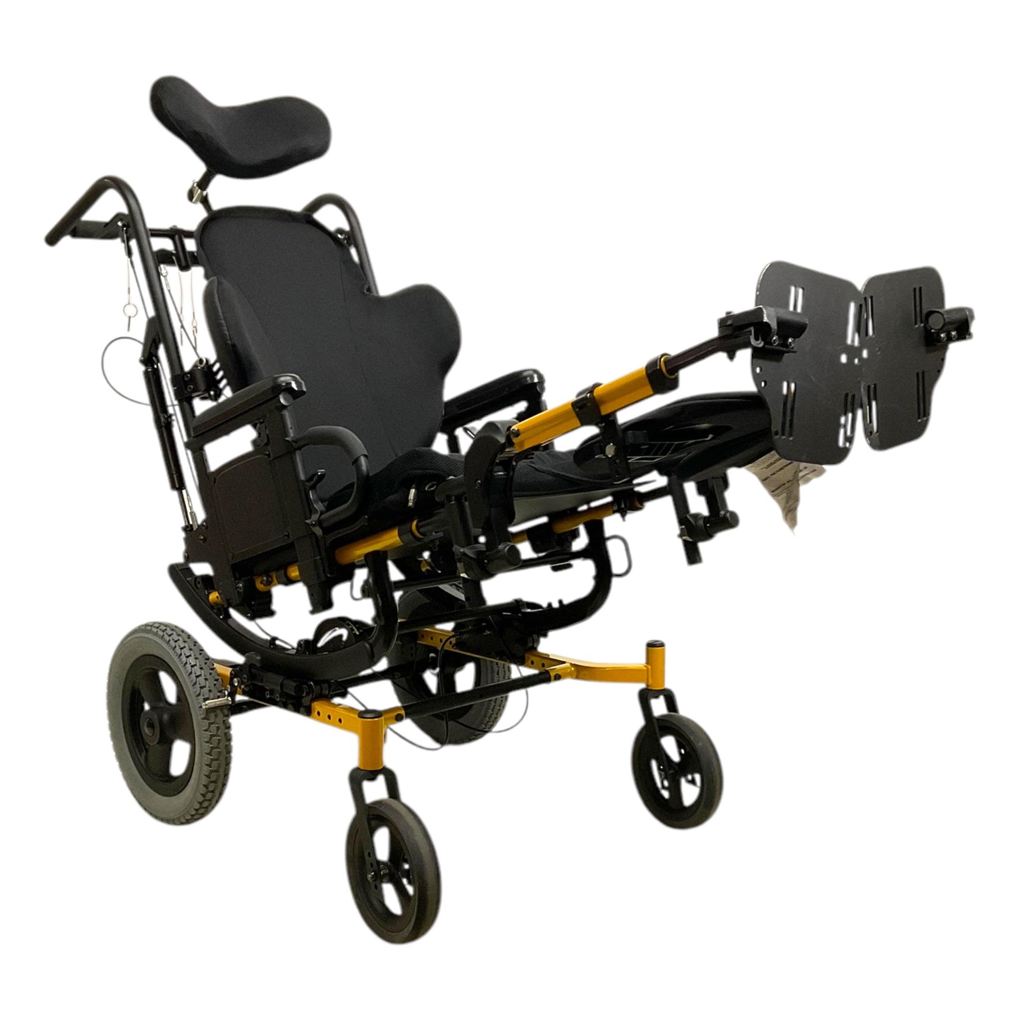 **Quickie SR45 Tilt-in-Space Manual Wheelchair - 18x18 Inch Seat, Reclining Backrest & Elevating Leg Rests - Ideal for Home, Travel & Daily Mobility**