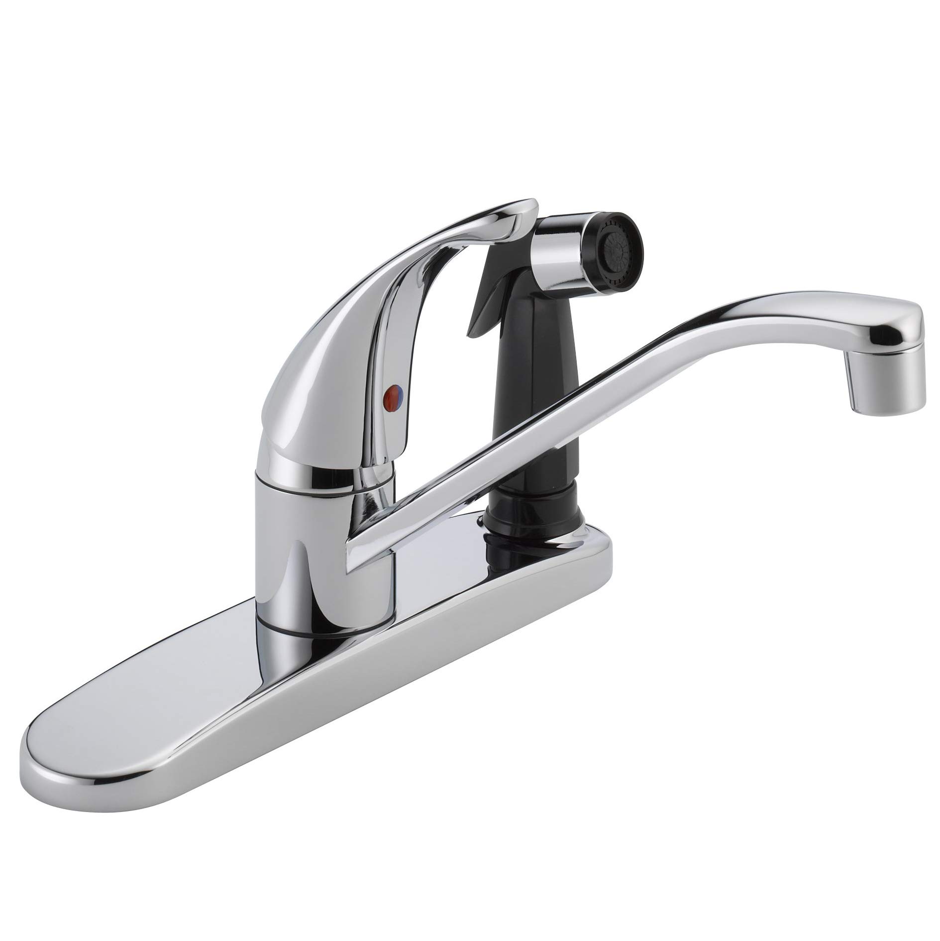 Peerless Single-Handle Kitchen Sink Faucet with Pull-Down Sprayer, Chrome Finish - Perfect for Modern Kitchens, Dishwashing & Food Prep