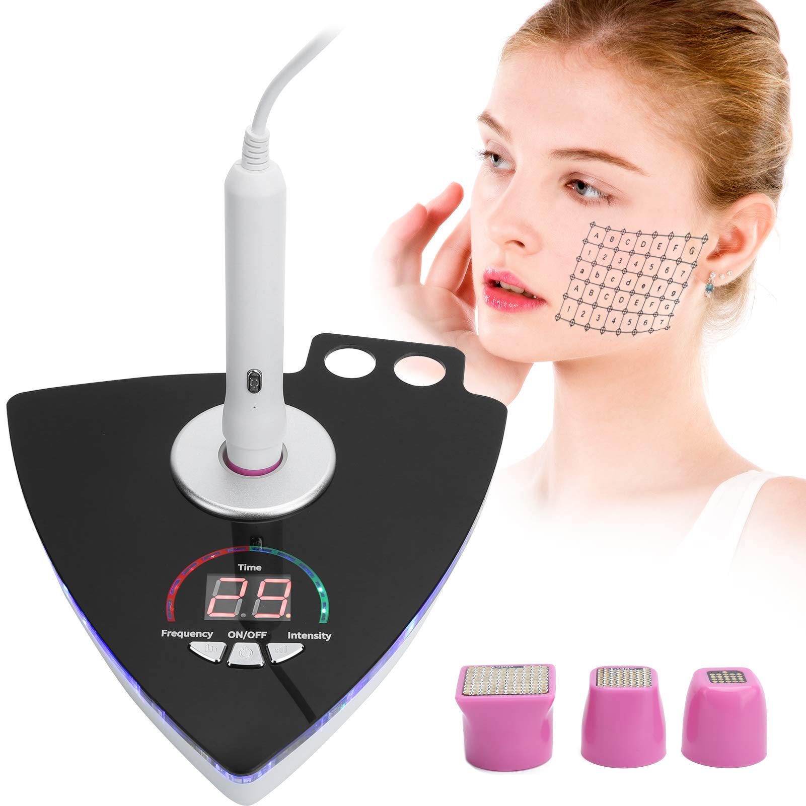 Professional RF Skin Tightening Machine - Anti-Aging Radio Frequency Beauty Device for Face, Eyes & Body | At-Home Skin Rejuvenation & Lifting Treatment | Perfect for Wrinkle Reduction & Skin Firming | Spa-Quality Facial Care Device (US Stock)