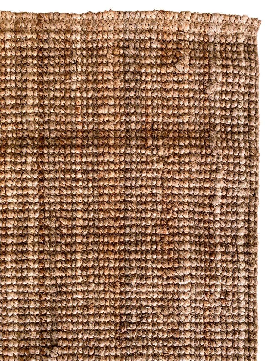 Handwoven Turkish Overdyed Jute Rug - 7.8x5.3ft Natural Braided Boho Chic Floor Mat for Living Room, Bedroom & Home Decor