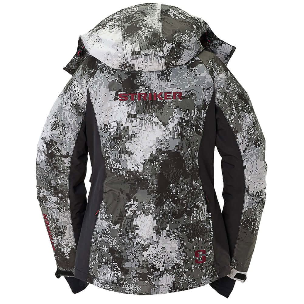 Striker Women's Stella Insulated Windproof Water-Resistant Winter Jacket with Removable Hood - Warm Outdoor Coat for Ice Fishing, Snowboarding & Cold Weather Activities