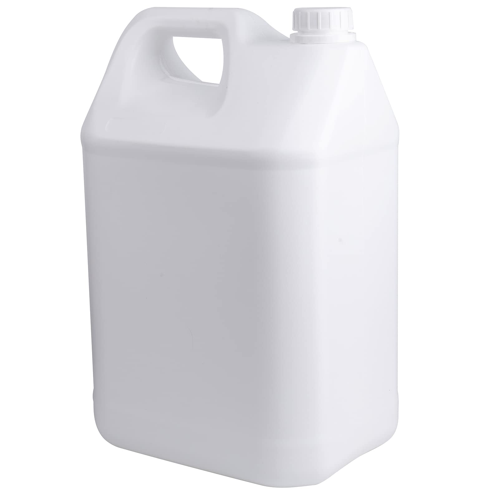 2.5 Gallon Heavy-Duty HDPE Plastic Water Jug with Lid - F-Style Storage Container for Water, Sauces, Soaps & Cleaning Solutions - Ideal for Home, Kitchen, Garage & Outdoor Use
