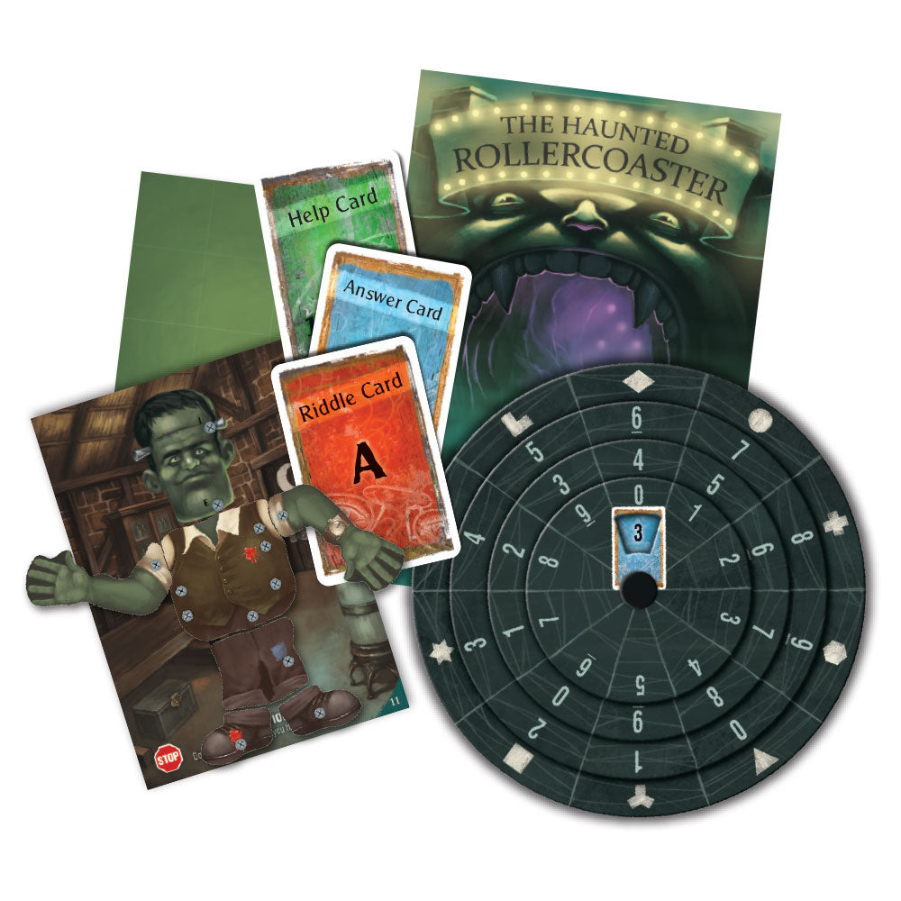 EXIT: The Haunted Roller Coaster - Escape Room Board Game for Adults & Teens | Horror-Themed Strategy Game for Halloween Parties & Family Game Nights