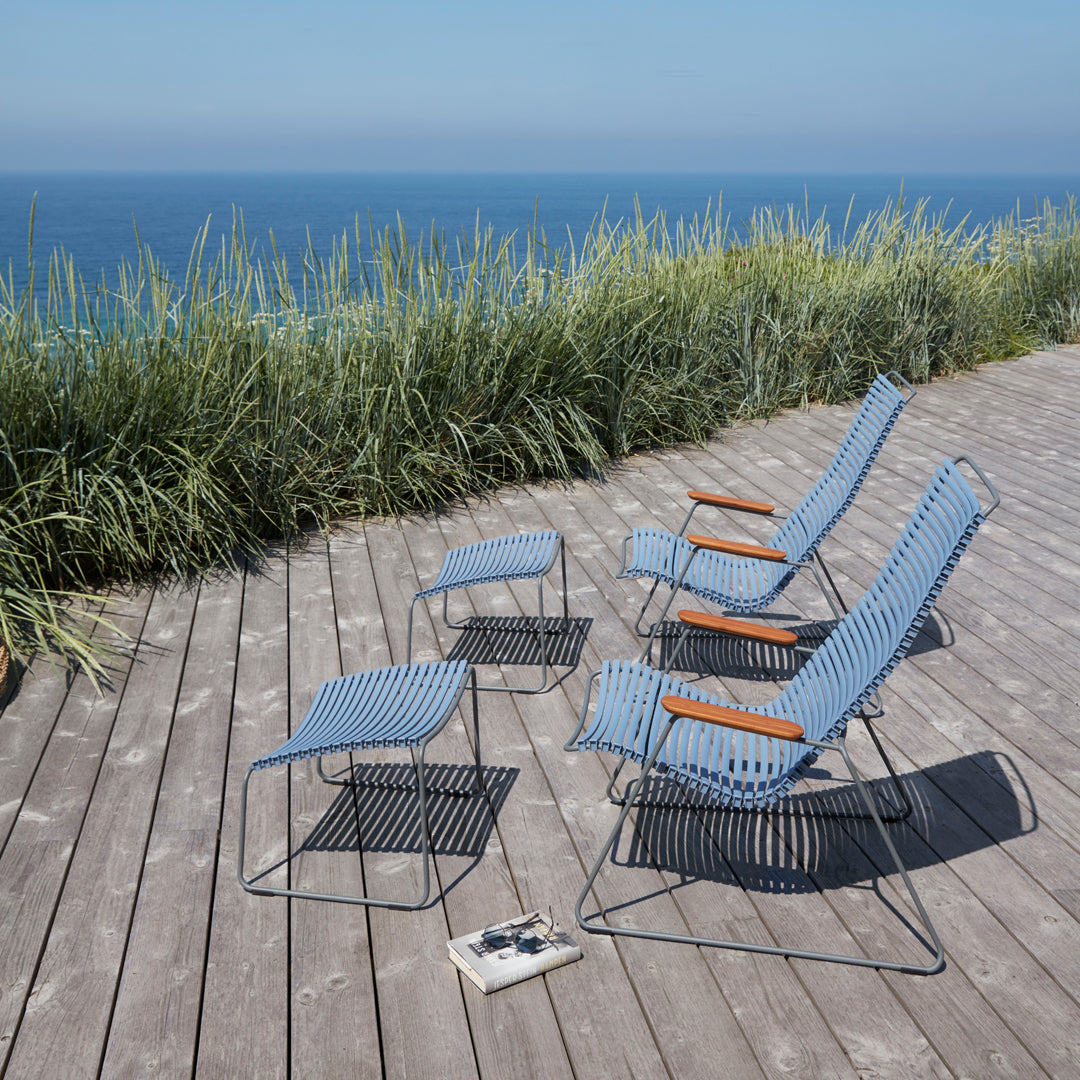 Click Outdoor Footrest - Adjustable Portable Camping Footrest for Chairs, Patio, Beach & Picnic - Lightweight & Foldable for Travel, Hiking & Relaxation