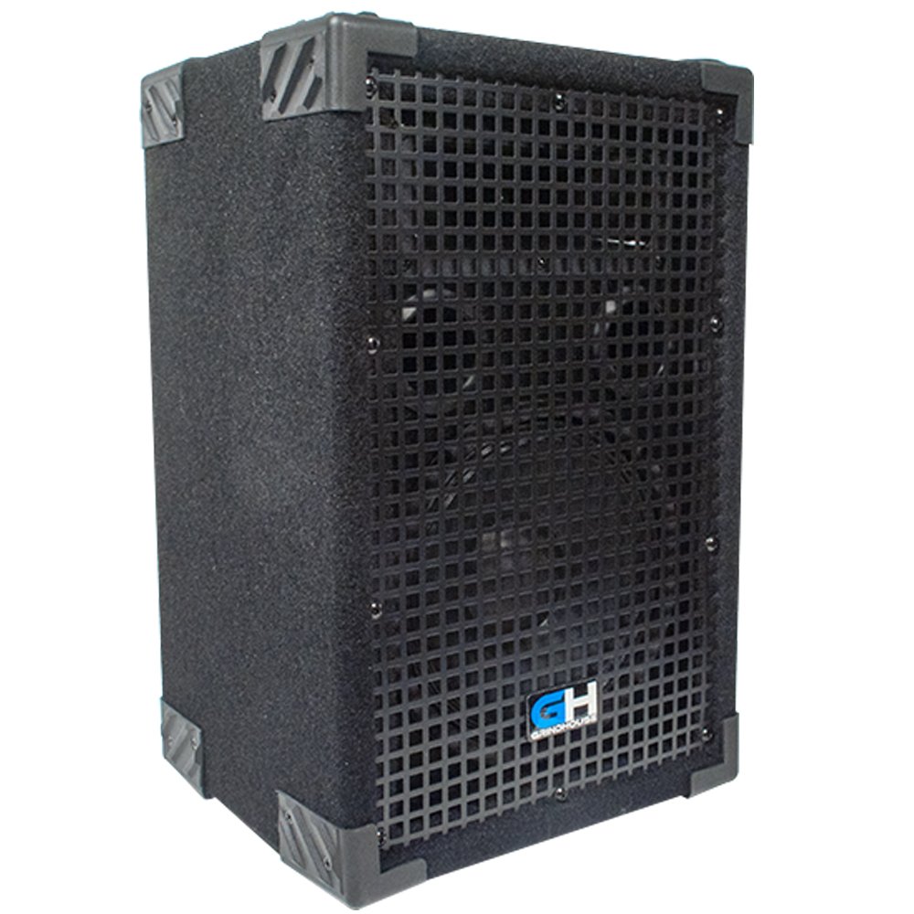 Grindhouse GH8L 8-Inch 2-Way Passive PA/DJ Loudspeaker Pair - 500W Full Range Live Sound Speakers for Bands, DJs, and Events