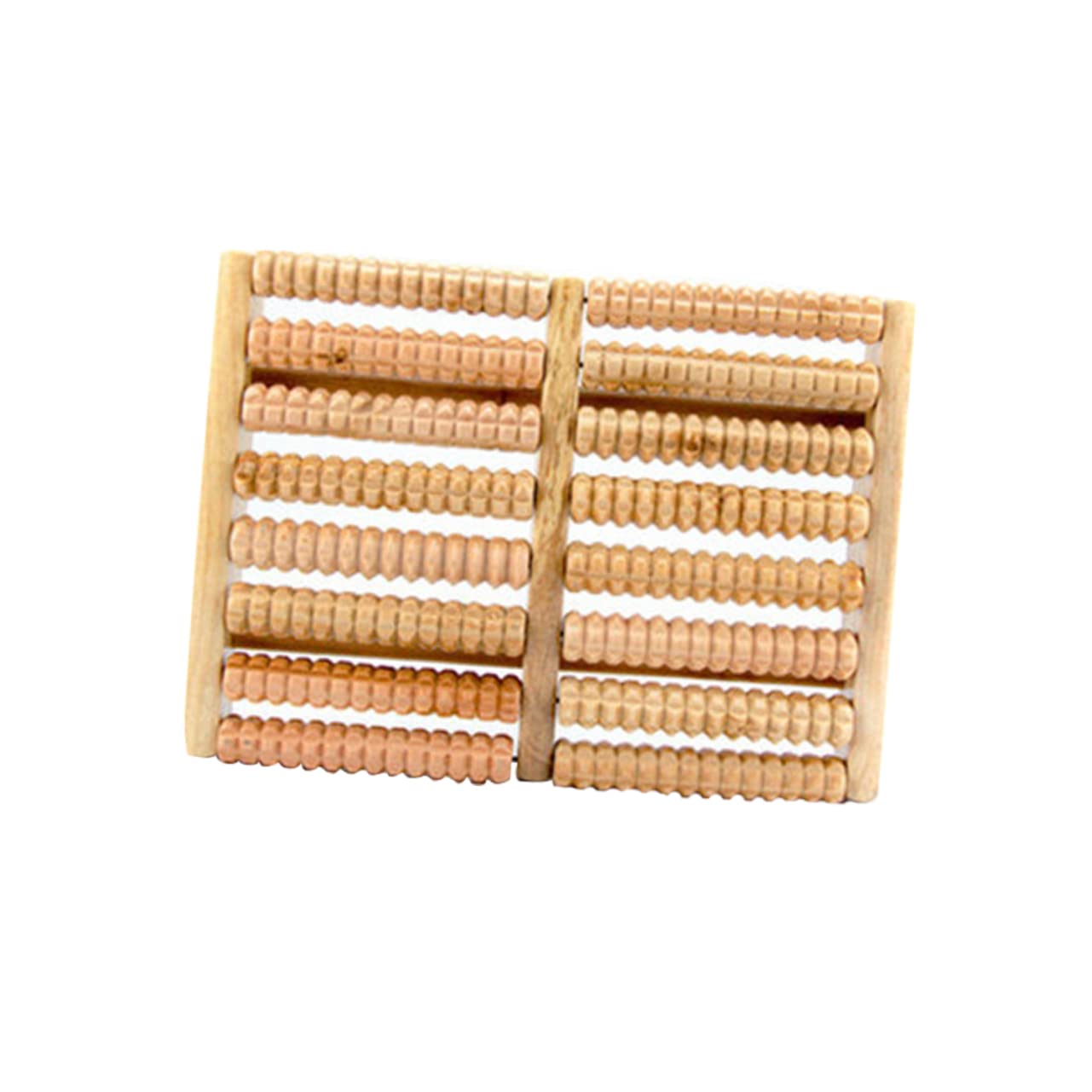 Wooden Foot Massager Roller - Natural Wood Foot Reflexology Massager for Pain Relief, Relaxation & Improved Circulation - Perfect for Home, Office & Post-Workout Recovery