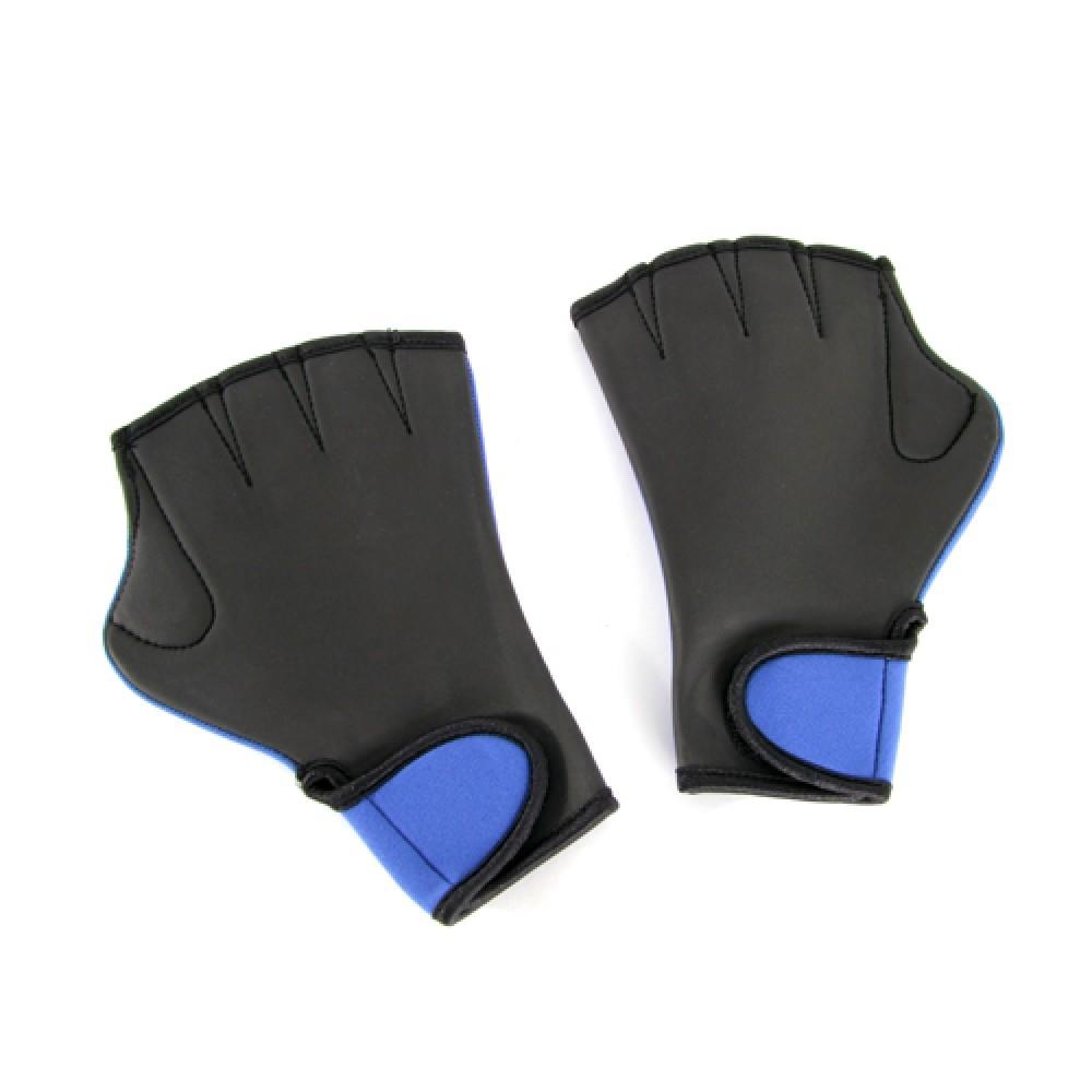 66Fit Aqua Swim Gloves - Water Resistance Training Gloves for Swimming, Snorkeling & Scuba Diving - Enhance Grip & Performance in Pool, Ocean & Open Water Workouts