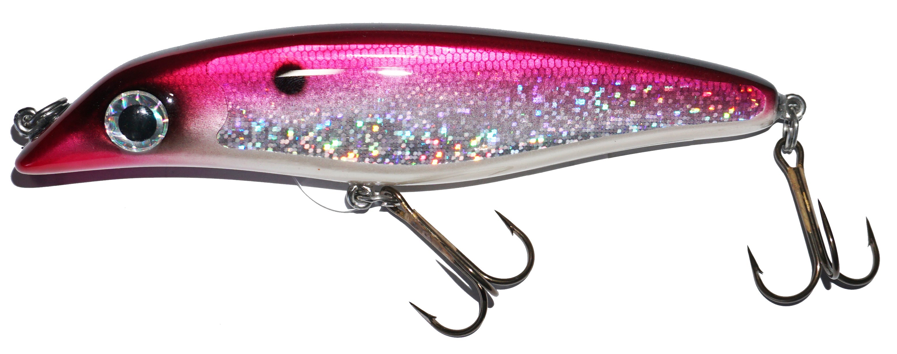 Big Fork Flash Sand Cat 6 Jerkbait Fishing Lure - Topwater Bass Bait for Freshwater & Saltwater Fishing - Perfect for Casting, Trolling, and Jigging