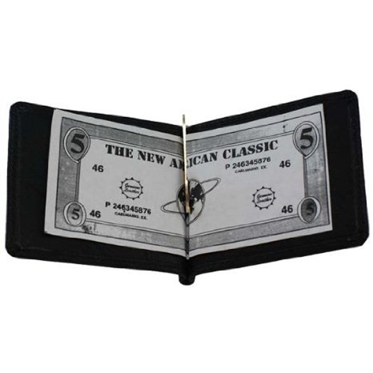 Genuine Leather Wallet with Money Clip for Men - Marshal #146C - Slim RFID Blocking Bifold Wallet for Everyday Carry & Travel