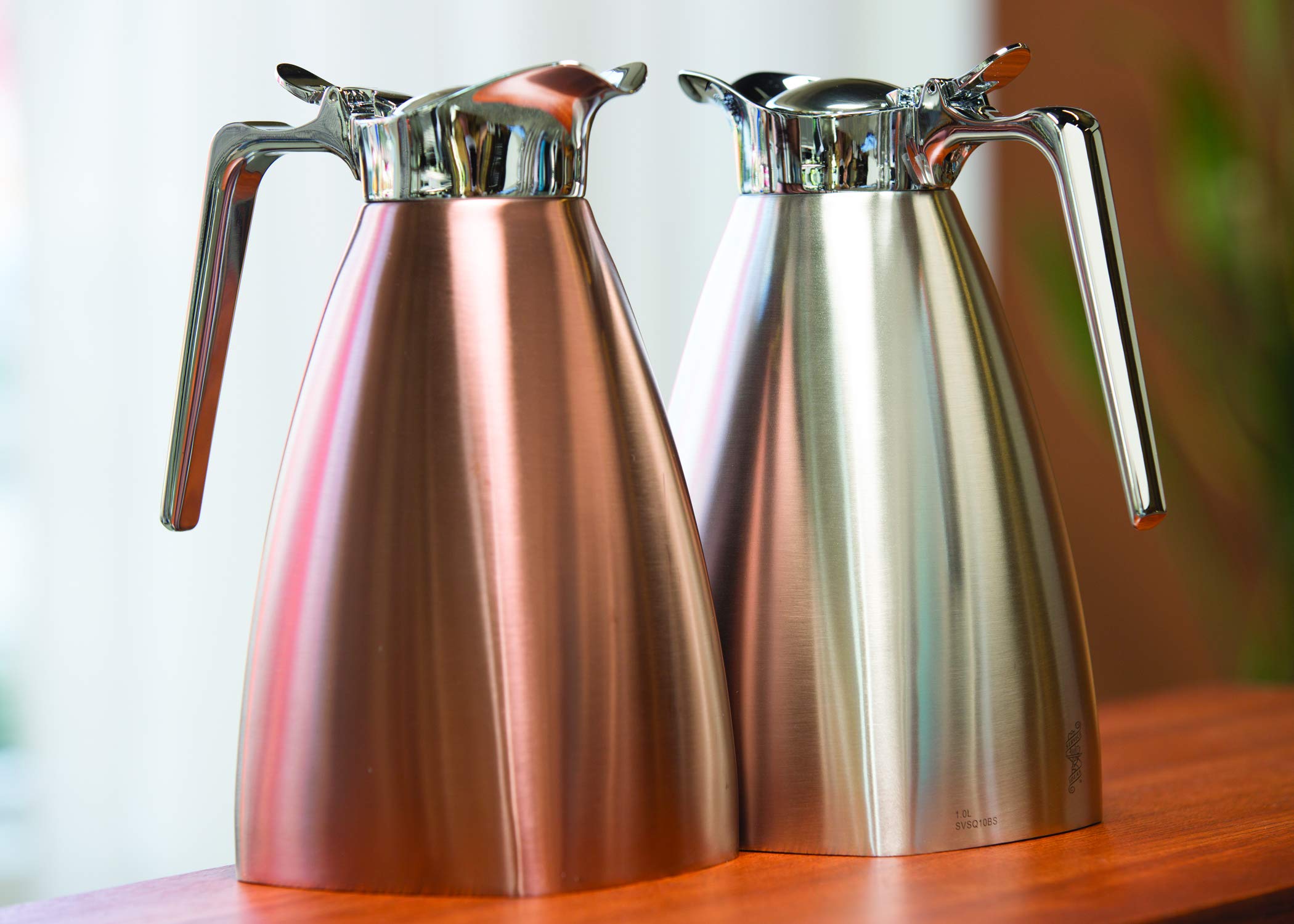Stainless Steel Vacuum Insulated Square Server - 0.4 Liter (10 oz) Brushed Finish - Perfect for Restaurants, Bars & Home Entertaining