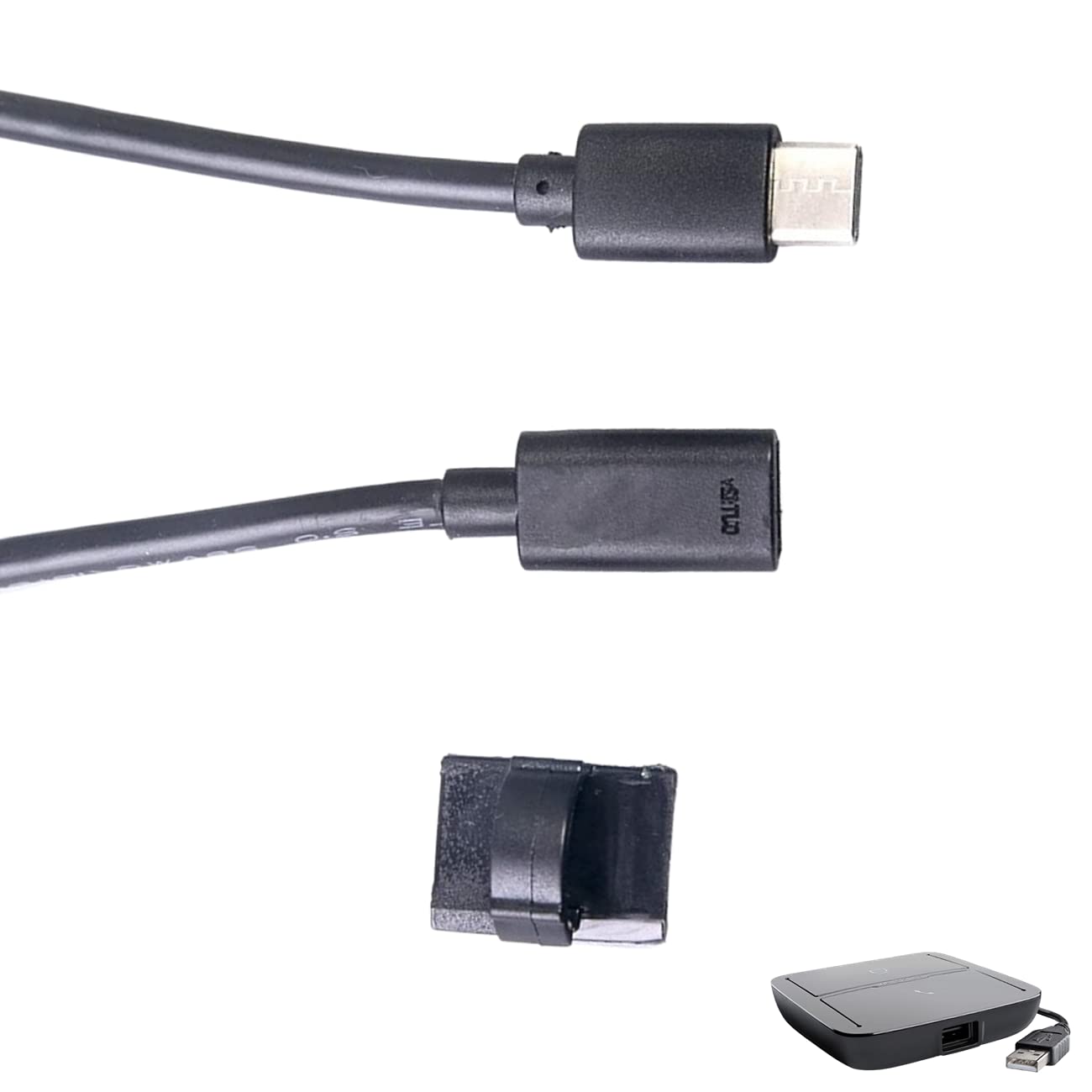 GTW Blue Beacon Bluetooth Extender & Headphones Headset Speakers Keyboard Mouse Adapter | Compatible with Plantronics Poly USB-C BT Dongle | Wireless Transfer for Computer Desktop Laptop MDA220 USB Hub | Ideal for Office Meetings & Home Entertainment