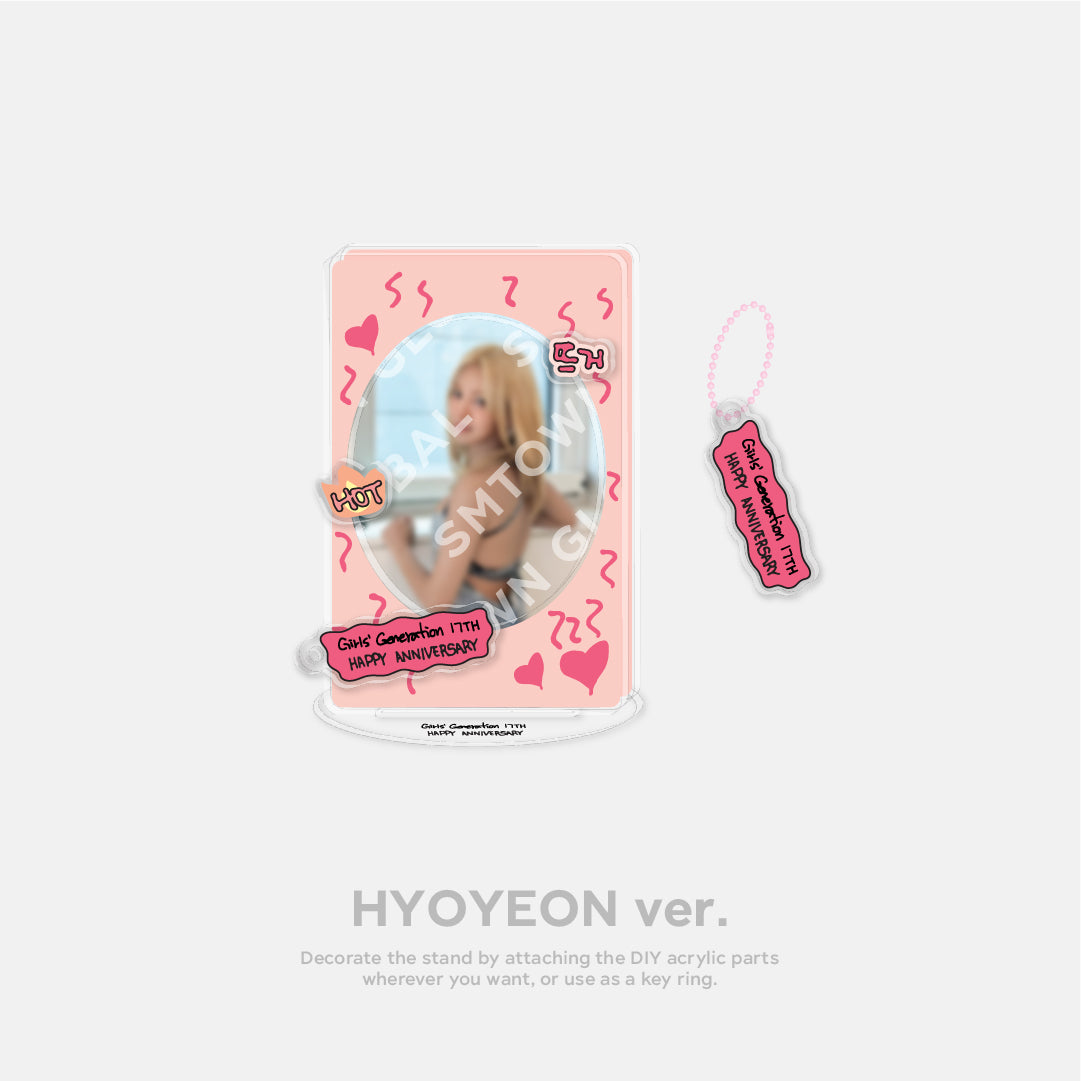 DIY Acrylic Stand Set - Girls' Generation 17th Anniversary Merchandise Display | Perfect for K-Pop Fan Collections, Room Decor & Gift Giving