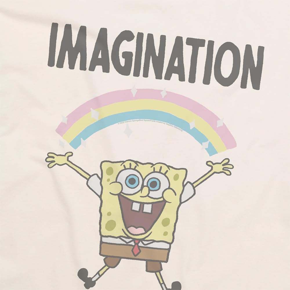 SpongeBob SquarePants Graphic T-Shirt for Adults - Unisex Cotton Ring-Spun Tee - Casual Wear, Gift for Fans, Pop Culture Apparel