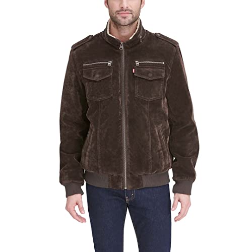 Dark Brown Faux Suede