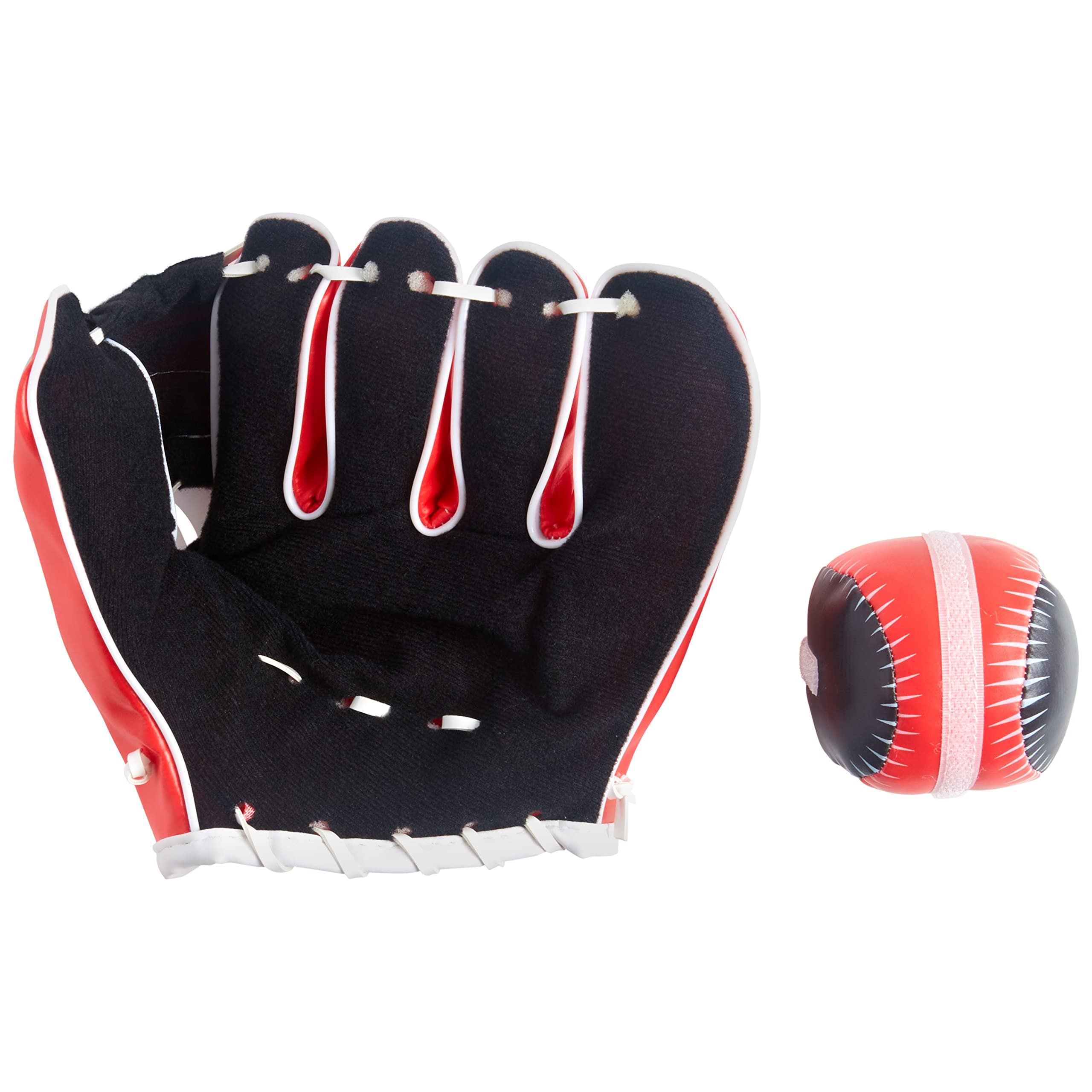Youth Velcro Baseball Glove & Ball Set for Kids - Adjustable Practice Training Kit for Boys & Girls - Perfect for Little League, Backyard Practice & Baseball Skill Development - Great Gift for Young Players Learning to Hit Home Runs