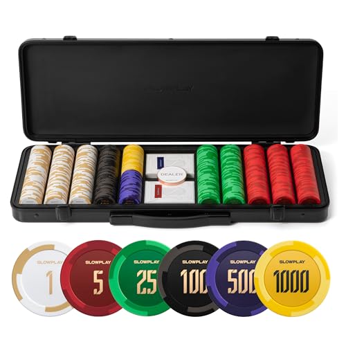 500 Chips With Numbered Values