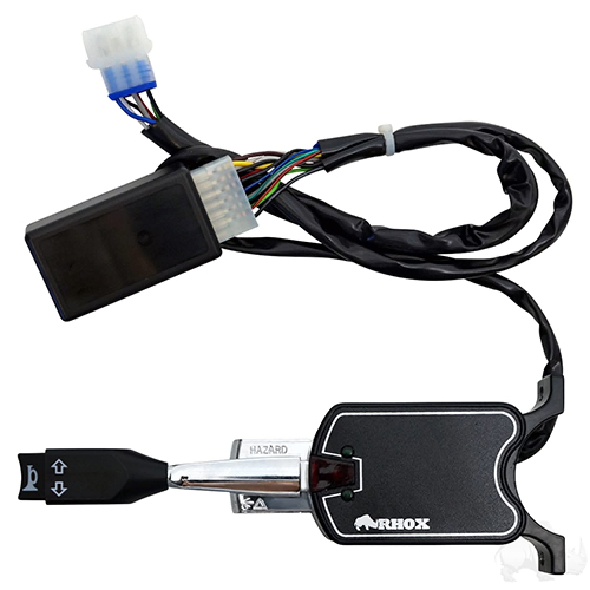 Red Hawk LGT-112A Turn Signal Switch for Golf Carts - Universal Replacement Part for EZGO, Club Car & Yamaha - Perfect for Safety Upgrades on Golf Courses & Neighborhood Streets