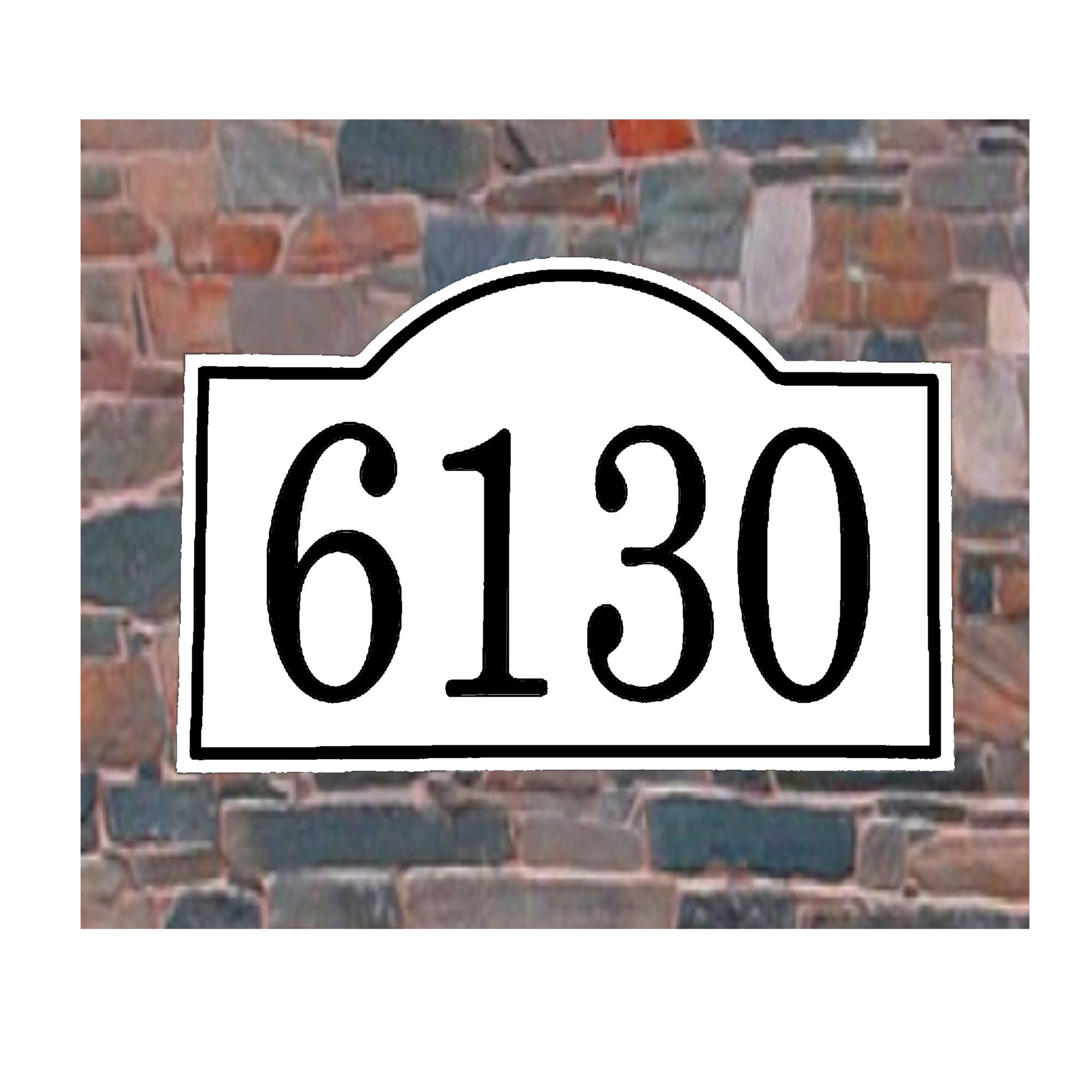 Custom Carved House Numbers - 11.5x7.5 Inch Rustic Address Plaque Sign for Home, Wedding & Housewarming Gifts - Durable Outdoor Address Plaque for Front Door, Porch, Mailbox & Garden Decor