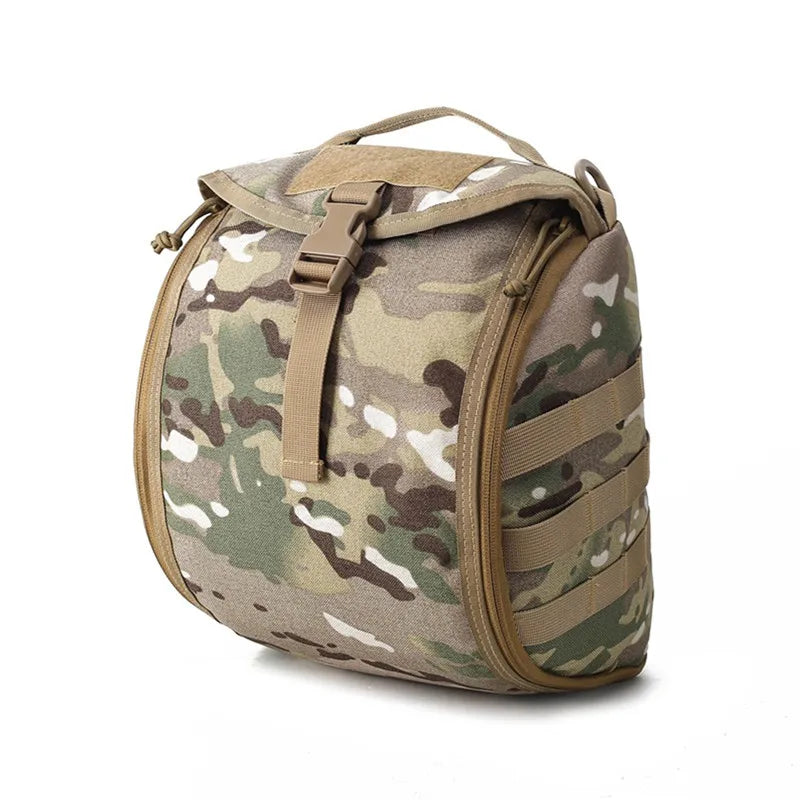 Tactical Helmet Bag - Durable MOLLE Pouch for Military, Airsoft & Outdoor Gear - Perfect for Storage, Travel & Tactical Missions