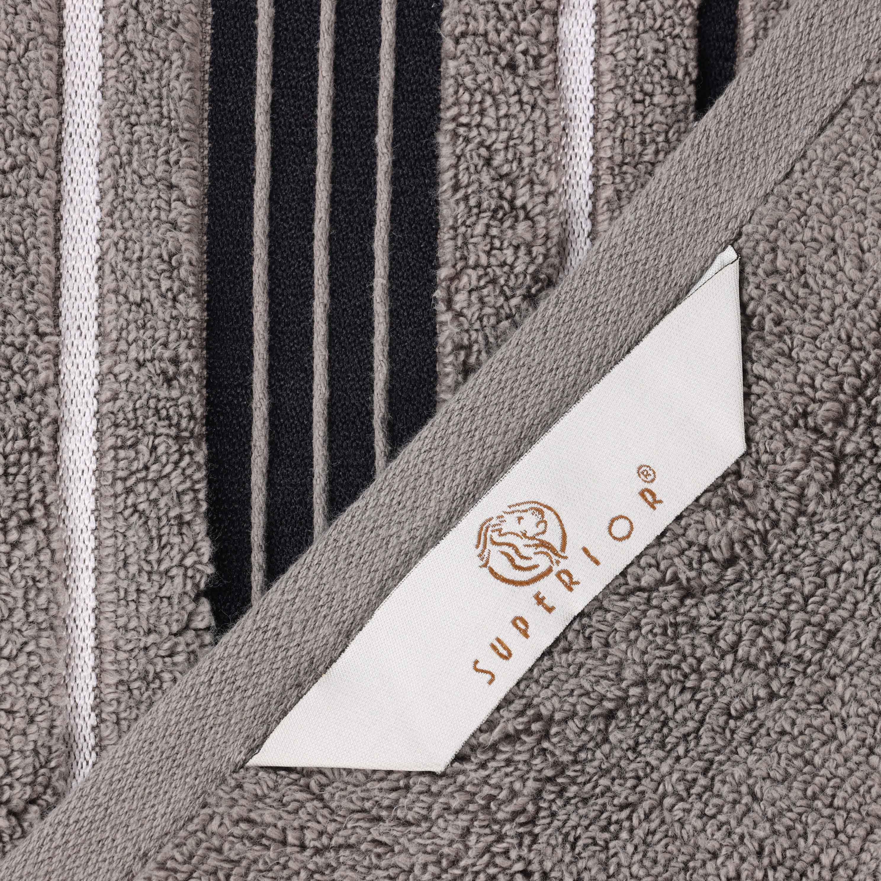 Premium 9-Piece Sadie Zero Twist Cotton Towel Set - Solid & Jacquard Floral Design | Ultra Soft & Absorbent Bath Towels, Hand Towels & Washcloths | Perfect for Spa, Bathroom & Luxury Home Decor
