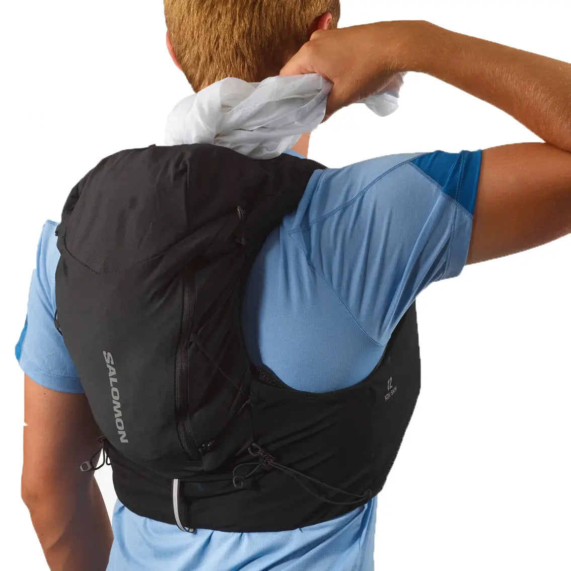 Unisex Salomon Advanced Skin 12 Set Hydration Vest - Lightweight Running Backpack for Trail Runners & Hikers - Perfect for Long-Distance Running, Marathon Training & Outdoor Adventures