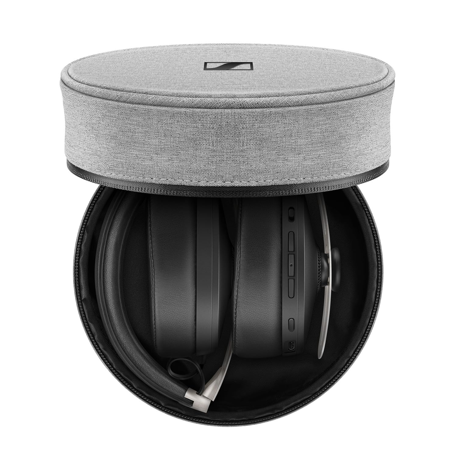 SENNHEISER Momentum 3 Wireless Bluetooth Headphones with Active Noise Cancelling, Alexa Built-in, Auto On/Off & Smart Pause - Premium Over-Ear Headset with Smart Control App (Black) - Perfect for Travel, Work & Music Lovers