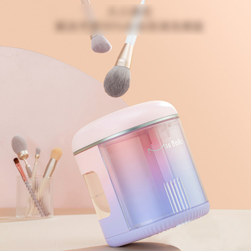 Electric Automatic Makeup Brush Cleaner with Shake Dry & UV Disinfection - Perfect for Home Salon & Professional Makeup Artists