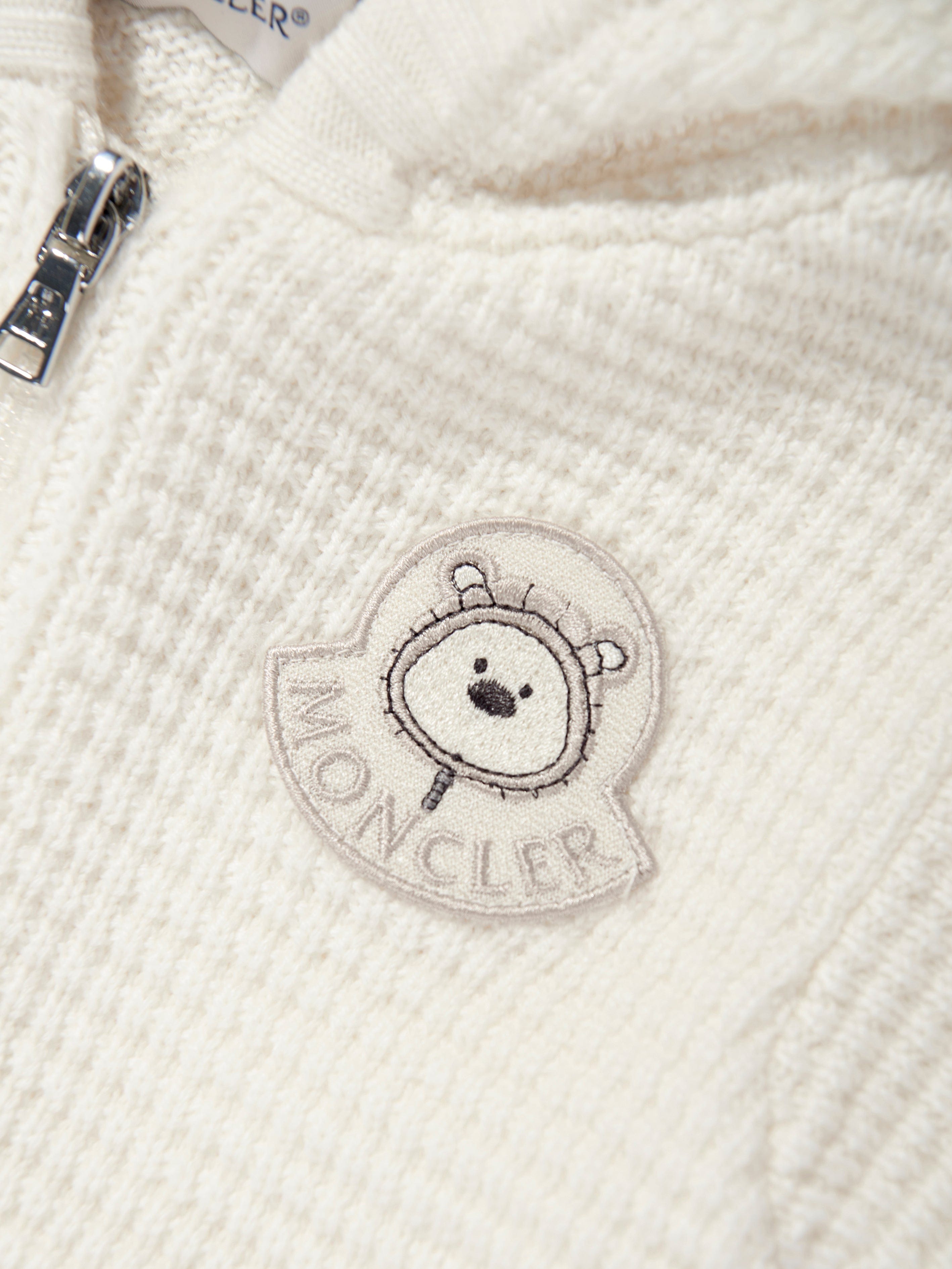 Soft Ivory Baby Wool Zip-Up Top – Cozy & Warm Winter Outfit for Infants & Toddlers | Perfect for Outdoor Play & Family Photos
