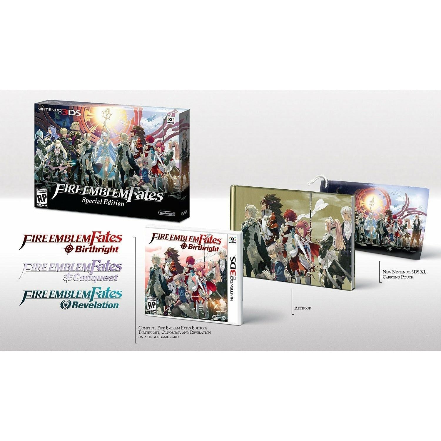 Fire Emblem Fates Special Edition for Nintendo 3DS - Limited Collector's Edition with Exclusive Content - Perfect for RPG Fans and Game Collectors