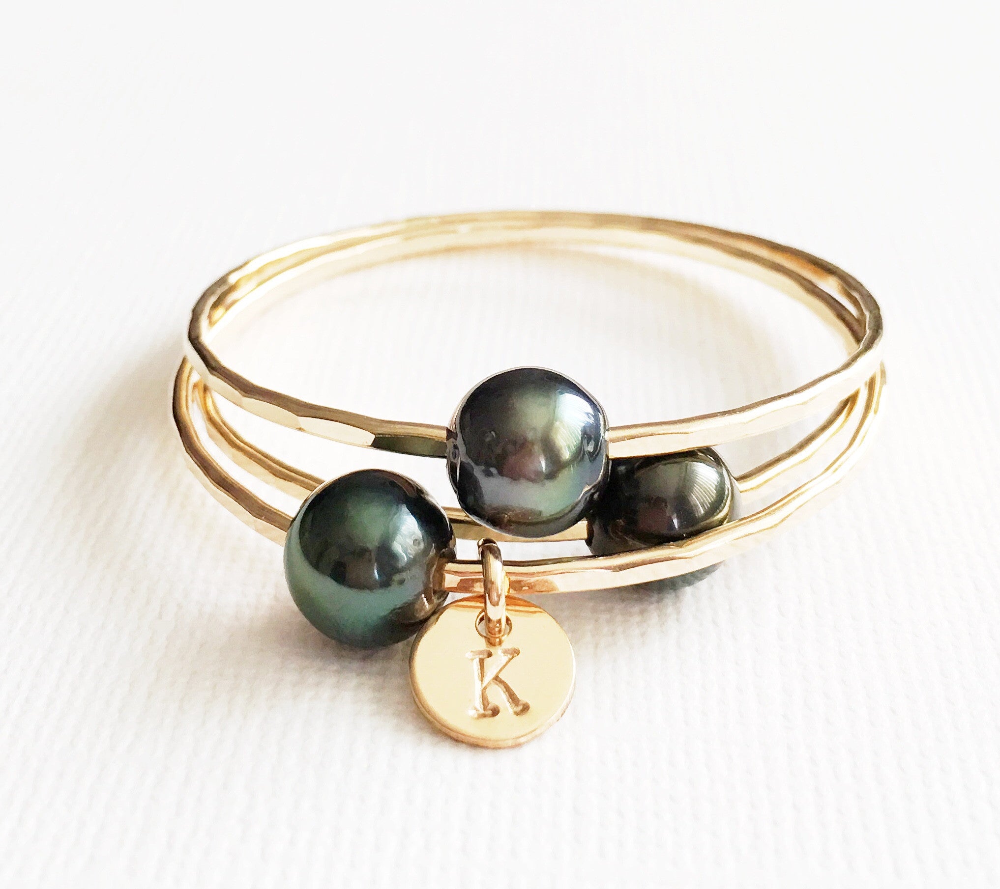 Personalized Monogram Bangle Bracelet for Women - Engravable Name Jewelry Gift - Perfect for Birthdays, Anniversaries & Special Occasions