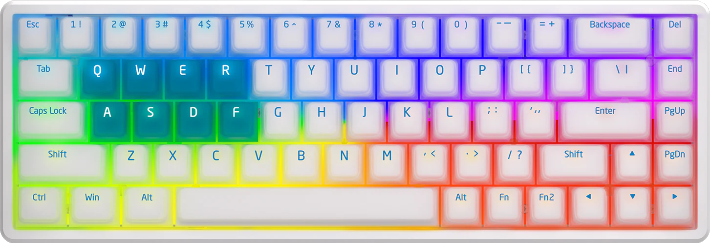 Lamzu Atlantis Pro Magnetic Hall Effect Gaming Keyboard with Rapid Trigger - Perfect for Competitive Esports & Fast-Paced FPS Games