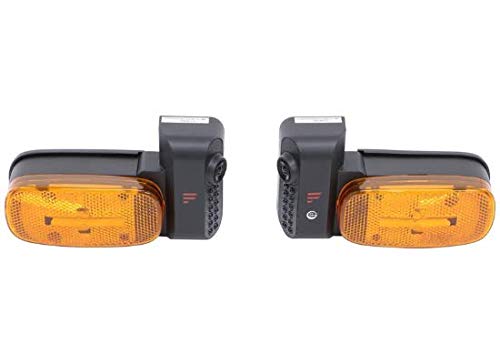 Furrion FCE48TASH Amber LED RV Marker Lights with Night Vision - Pair of 2 for Vision S Systems | Waterproof Side Cameras for Trailers & Motorhomes | Enhanced Safety for Night Driving & Parking