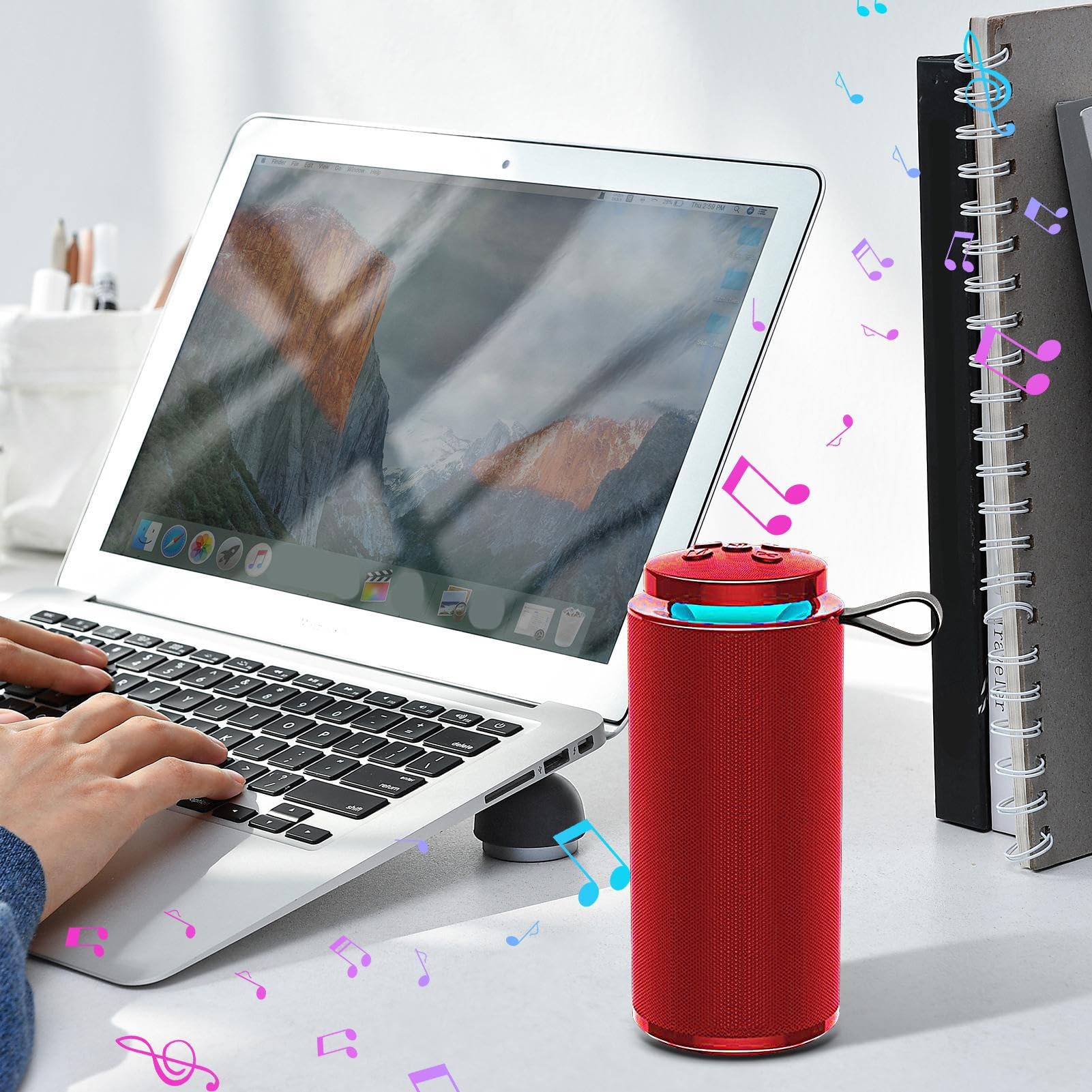 Waterproof Bluetooth Speaker - 20 Hour Playtime, Portable Wireless Speaker with HD Sound & IPX7 Rating | Perfect for Beach, Pool, Camping, Travel & Outdoor Adventures | Great for Parties, Shower Music & Backyard BBQs | Ideal for Water Sports, Hiking & Poolside Lounging | Best for Home Entertainment & Travel Companion | Use for Pool Parties, Shower Karaoke, Campfire Gatherings & Backyard Movie Nights