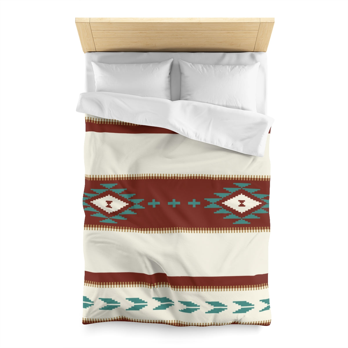 Microfiber Duvet Cover Sedona Falls Print - Twin, Queen & King Size Polyester Bedding Set for Bedroom | Soft & Breathable Duvet Cover for All Seasons - Perfect for Master Bedroom, Guest Room & Vacation Homes