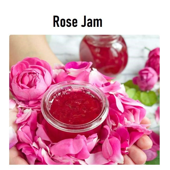 Organic Rose Jam | 380g Premium Rose Petal Spread | Perfect for Toast, Desserts & Gift Giving