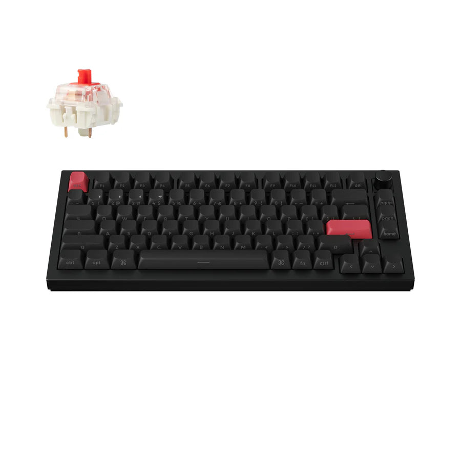 Keychron Q1 Max Wireless Custom Mechanical Keyboard - QMK/VIA Programmable, Hot-Swappable, RGB Backlit - Perfect for Gaming, Typing & Office Work
