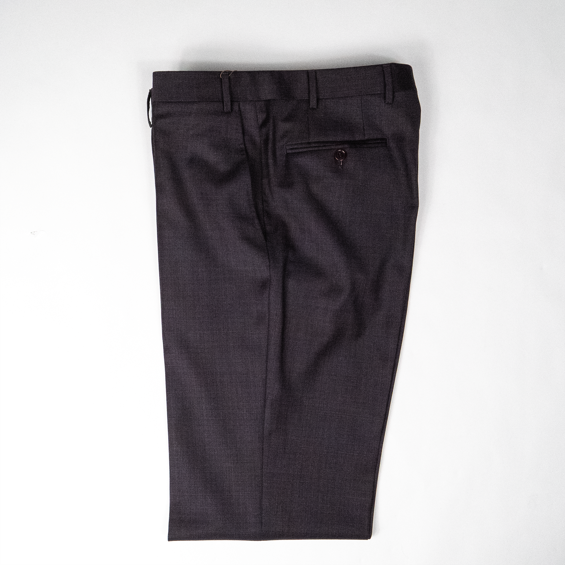 CANAL DK Brown Solid Dress Pants for Men - Classic Formal Office Wear & Business Attire