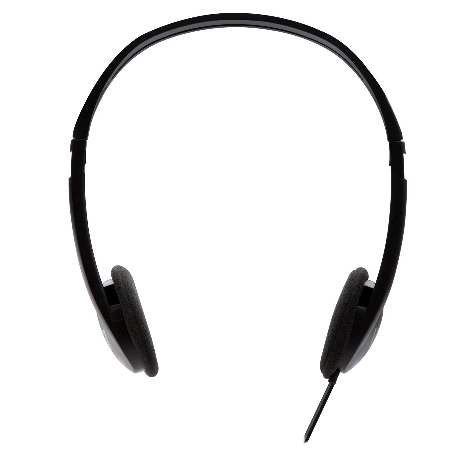 V7 HA300-2EP Lightweight Stereo Headset with 3.5mm Jack - Black | Comfortable Over-Ear Headphones for Gaming, Music & Office Work