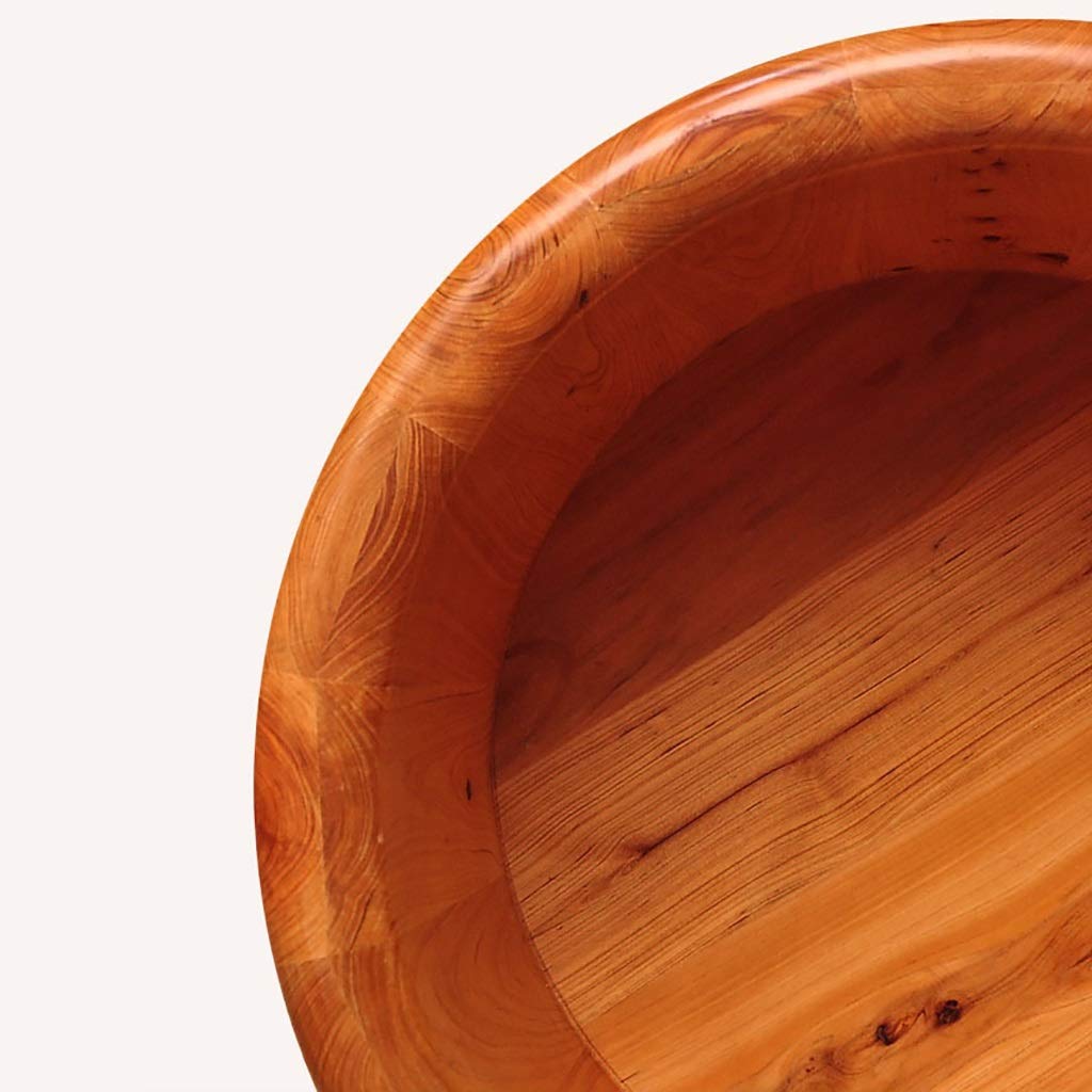 Premium Solid Wood Foot Bath Massager Bucket - Natural Wooden Spa Tub for Relaxing Foot Soak & Massage | Perfect for Home Spa, Aromatherapy & Stress Relief