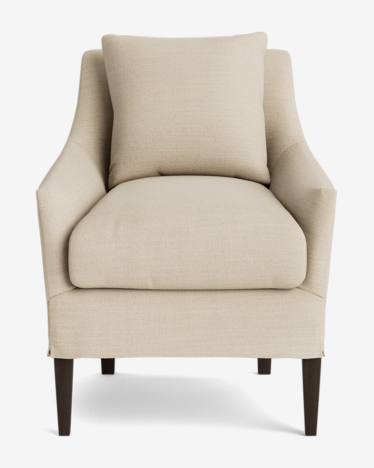 Sascha Slipcover Dining Chair - Washable Upholstered Seat Cover - Modern Farmhouse Style for Kitchen, Dining Room & Office - Comfortable & Stylish Home Decor