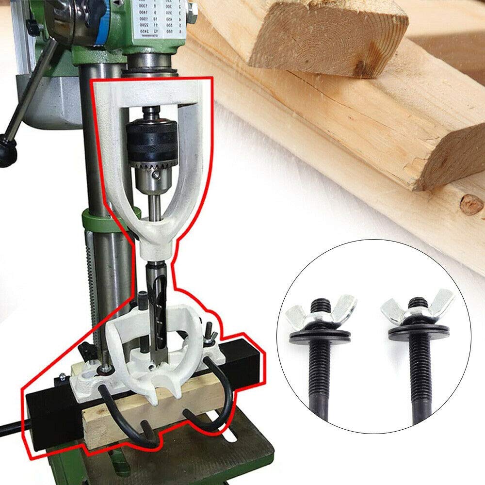 Bench Drill Press Mortising Attachment Kit - 45x35x20cm Mortiser Locator for Woodworking & DIY Projects | Perfect for Cabinet Making, Furniture Building & Precision Drilling