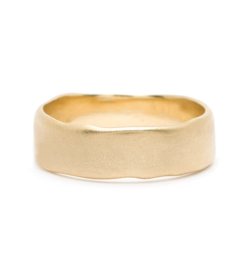 Handmade Torn Paper Wedding Band Ring - Eco-Friendly Recycled Paper Jewelry for Boho Weddings & Unique Gifts