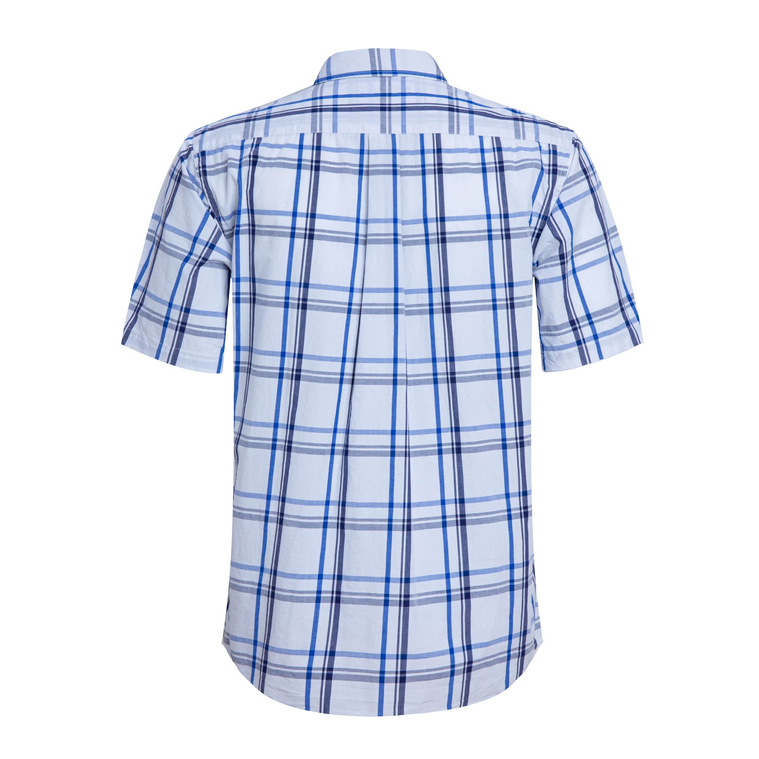 Men's Short Sleeve Western Shirts with Pearl Snap Buttons - Casual Button Up Plaid Shirt Regular Fit for Cowboy, Rodeo & Country Style Outfits - Perfect for Concerts, Parties and Outdoor Adventures