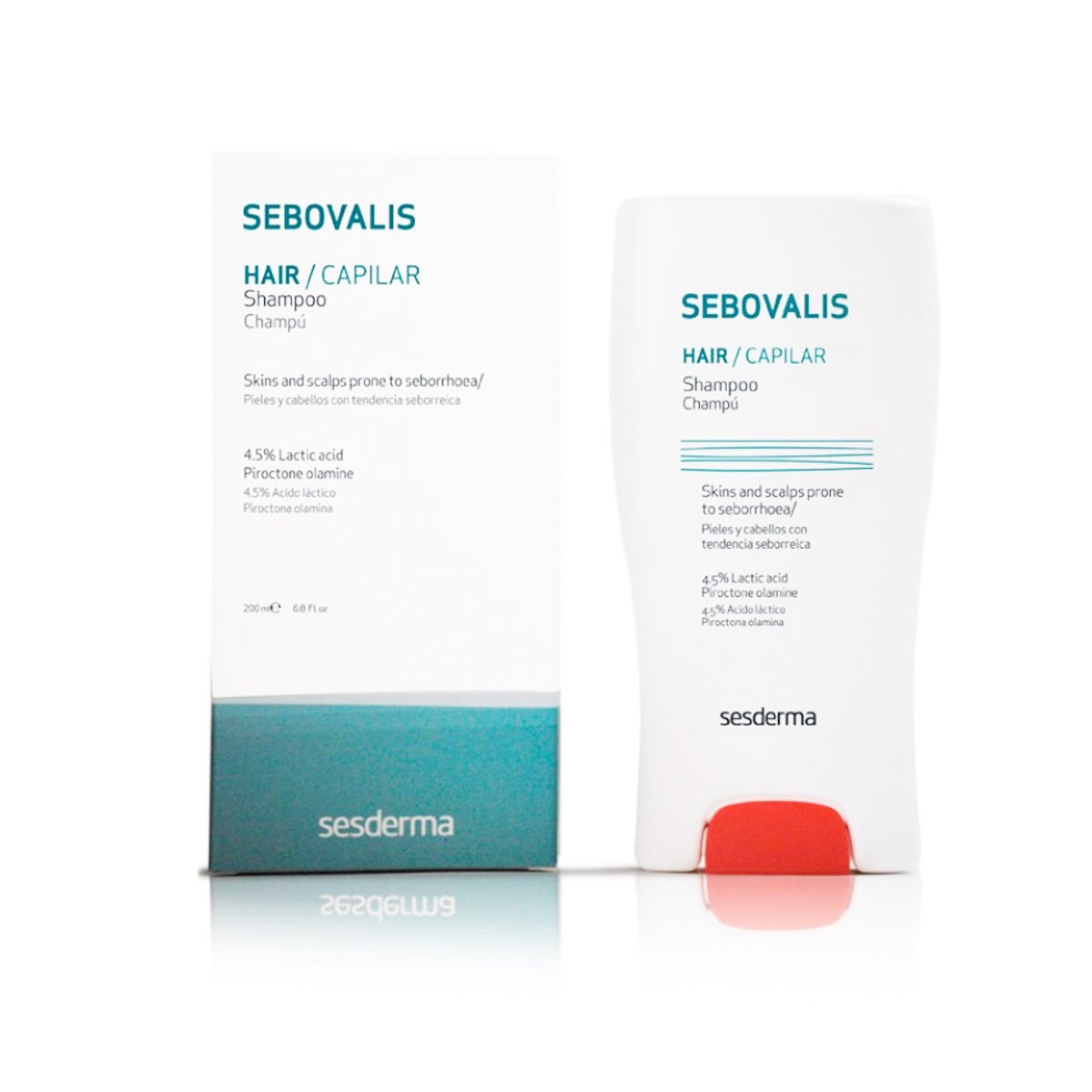 Sesderma Sebovalis Dandruff Treatment Shampoo for Scalp Care - 200ml | Anti-Itch & Flaky Scalp Solution for Men & Women | Daily Use for Healthy Hair